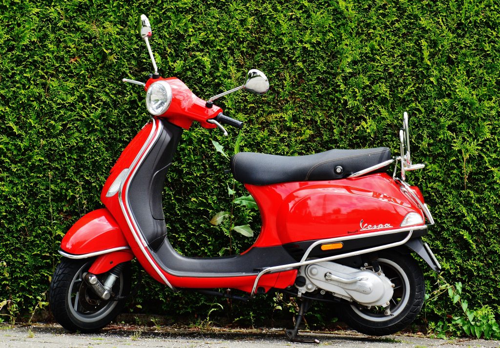 Photo by Pixabay: https://www.pexels.com/photo/red-and-black-moped-scooter-beside-green-grass-159192/

Conclusion